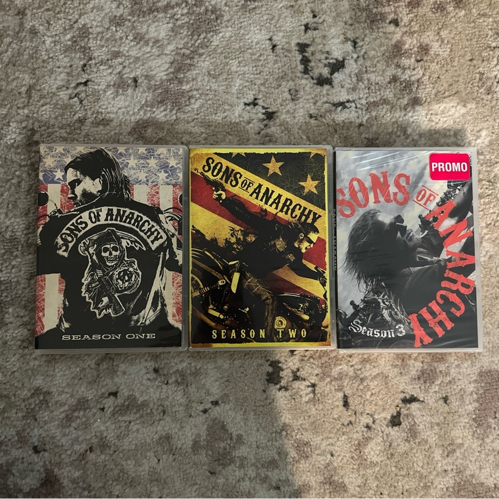 Sons of Anarchy DVD Set Seasons 1-3